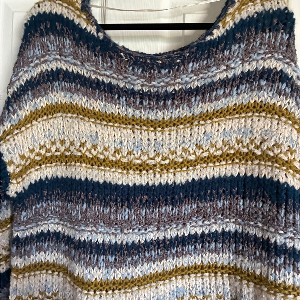 Free People Striped Multicolor Women's Sweater